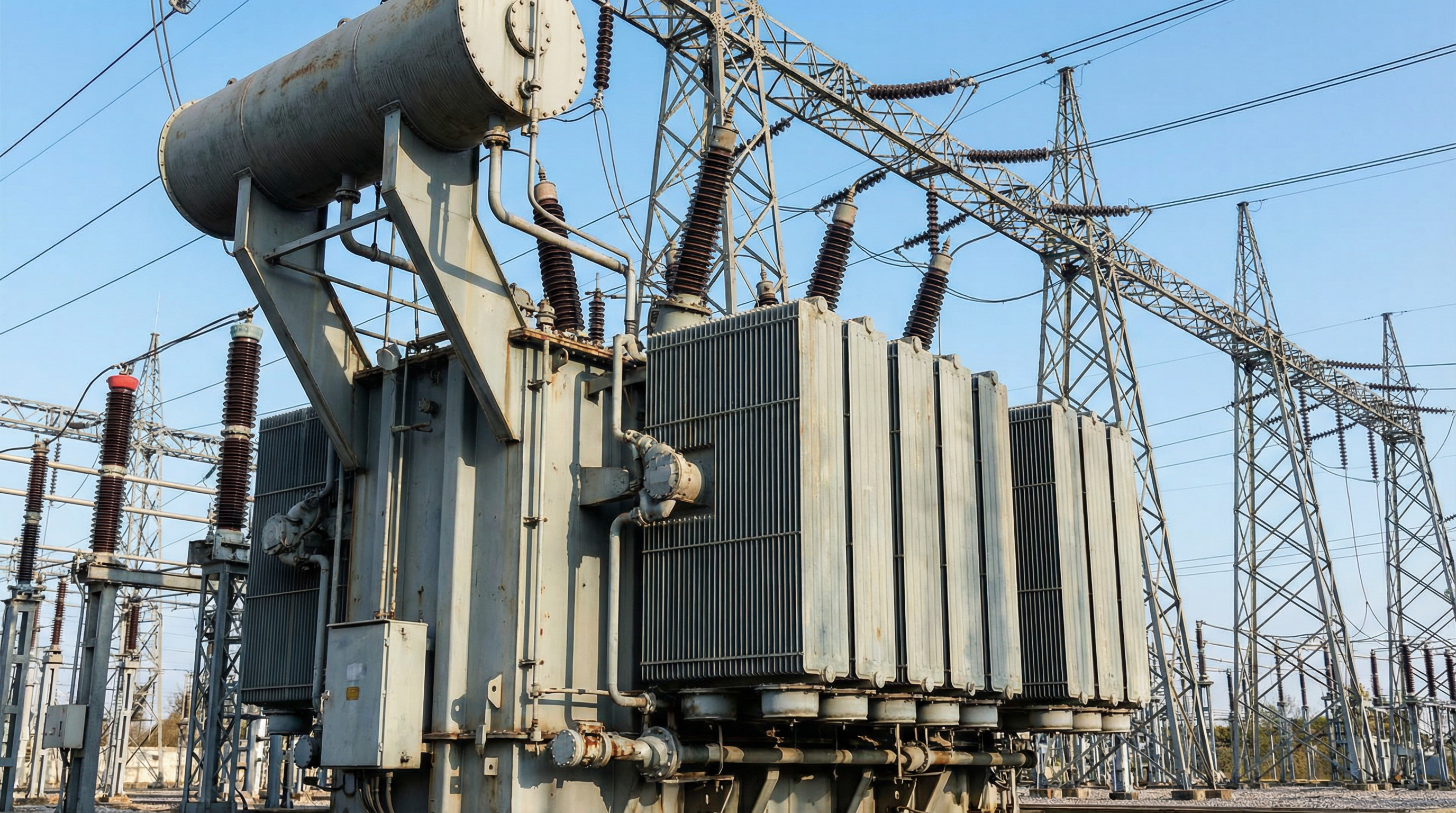 Transformer in substation