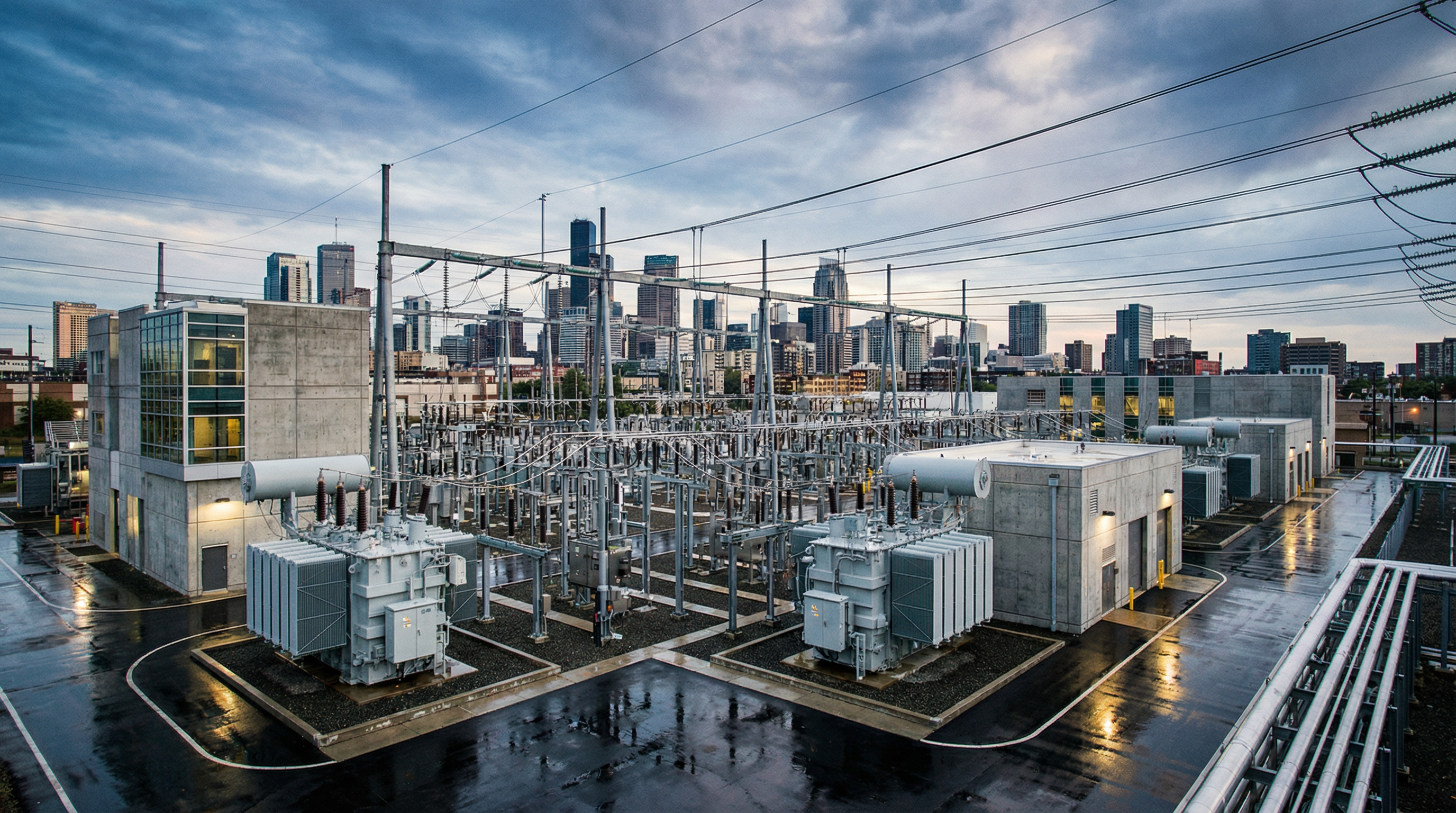Modern electrical substation